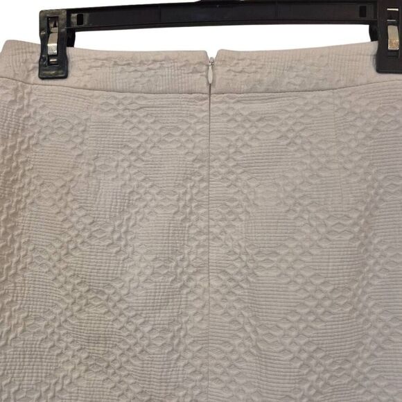 Banana Republic Women's White Cotton/Poly/Spandex Textured Heritage Collection S - Picture 6 of 10